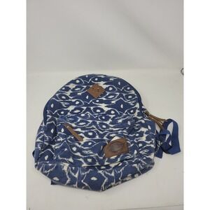 Dickies Small Backpack Blue Animal Print Zipper